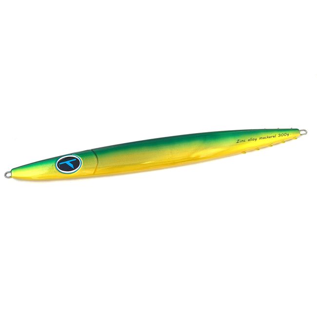 Take's Zinc Alloy Jig Mackerel (Mackerel) (Offshore Tuna Amberjack Bluefin Yellowtail) (300g, Green Gold)