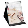 Gift Garden Cosmetic Mirror, Tabletop, Folding Mirror, Compact Mirror, Portable, Convenient, Black
