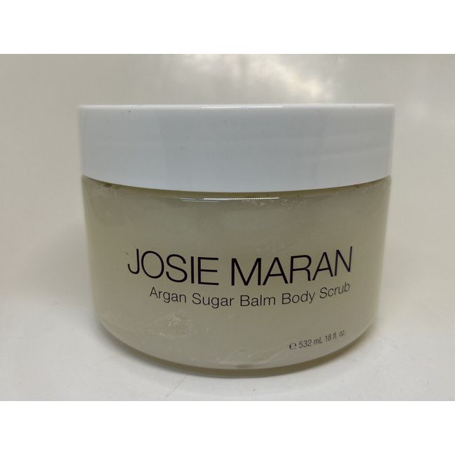 Josie Maran Argan Sugar Balm Body Scrub Berry Bliss 18 oz SUPER SIZE SEALED RARE