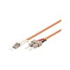 Goobay 96146 LWL Kabel, Multimode (OM2) Orange, LC-Stecker (UPC) > SC-Stecker (UPC)