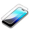 iPhone16Pro iPhone 16Pro Full Screen Protection Glass Glitter Frame [Silver PG-24BGLL02SV