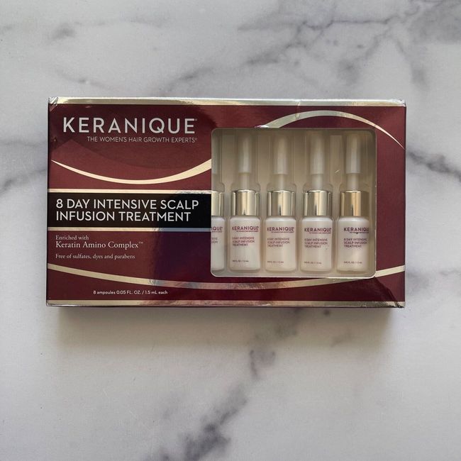 Keranique 8 Day Intensive Scalp Infusion Treatment - 8 Ampoules 1.5 mL each