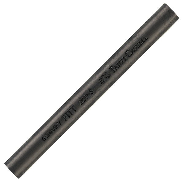 Faber-Castell Compressed Pitt Soft Charcoal Stick - Black