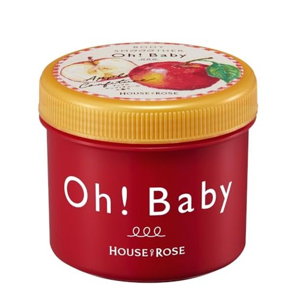 House of Rose Body Smoother AP n (Apple Confiture Scent) 350g Body Scrub Body Care Hot Spring Water Elbow Knee Heel Buttocks Exfoliating Care Apple Women Men Gift Made in Japan