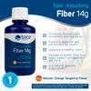 Trace Minerals | Fast Absorbing Fiber 14g Liquid Supplement | Natural Additive for Healthy Digestion and Normal Bowel Movement | Gluten Free | Orange Tangerine | 14 g, 15 oz