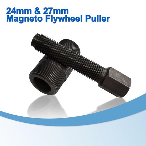 CQSPMOTO 24mm & 27mm Flywheel Stator Magneto Puller Tool for GY6 50cc 125cc 150cc Engine Kawasaki Yamaha Suzuki Honda KTM Scooter Moped ATV Dirt Bike Motorcycle Flywheel Puller