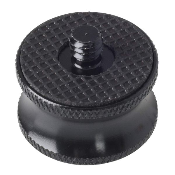 Etsumi VE-6960 1/4" (M)-3/8(F) Wide Adapter, Black