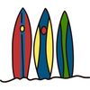 CafePress Surf Boards Memory Keepsake Jewelry Box, 5"x5"x3.75"