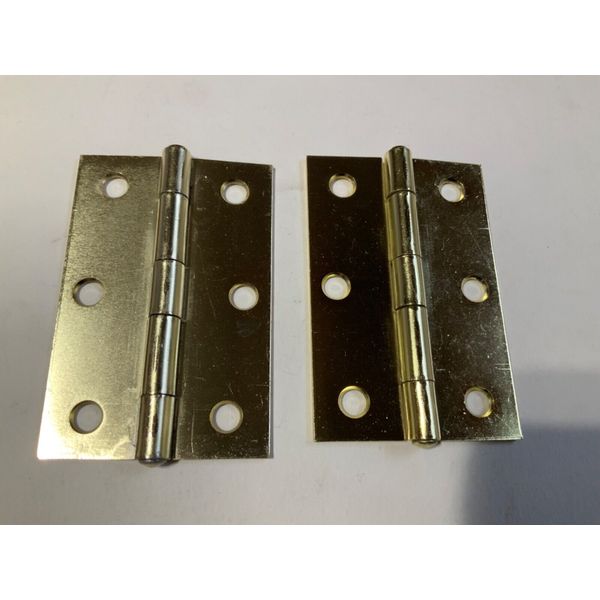 Ultra Brass Plated Butt Hinges 3" x 2" x 1/16" thickness 2pc for $2.50