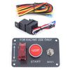 Ignition Switch Panel for Racing Car 12V LED Toggle Switches Engine Start Push Button Switch Panel for Race Car RV Truck