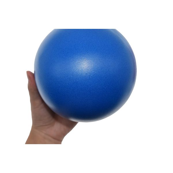 CIZEBO 4 inch Therapy Ball for Release Hip Flexors, Pain Relief for Lower Back Thigh Muscles, Small Exercise Ball for Physical Therapy, Blue