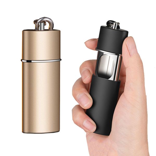 VOVCIG Portable Ashtray Pocket Ashtray Windproof Mini Ashtray with Lid Stainless Steel Car Ashtray for Car Cigars Outdoor