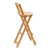 Folding Bar Stools With Backs Counter Stools Lightweight High Load-capacity