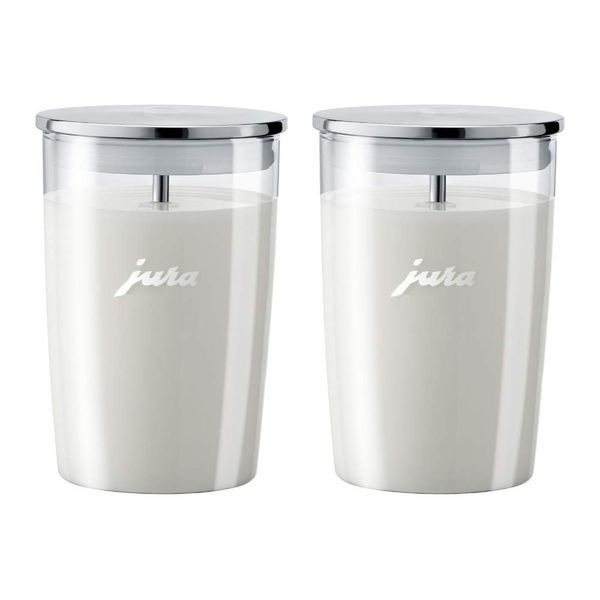 Jura Glass Milk Container (2-Pack) Bundle (2 Items)