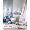 Avanti Linens - Covered Jar, Multipurpose Countertop Organizer, Oceanscape Inspired Home Decor (Blue Lagoon Collection)