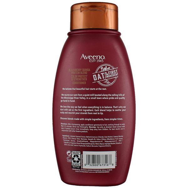 Aveeno Conditioner Blackberry Quinoa Protein Blend 12 Ounce (354ml) (2 Pack)