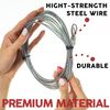 2 Pack Garage Door Cable Torsion Spring Wire 13.5 FT Replacement Cable Wire Gara