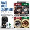 Caffenu Cleaning & Descaling Kit Compatible with DeLonghi Coffee Machines