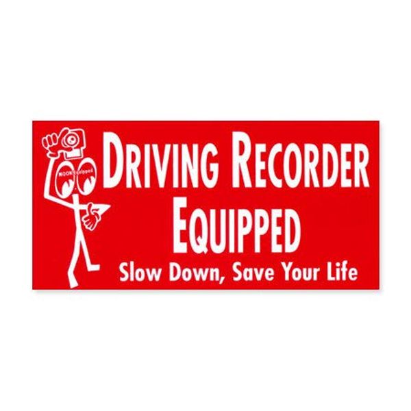 MOONEYES Sticker, Driving Recorder Equipped with Dash Cam