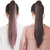 Brightlele f105-CR Ponytail Wig, Long, Natural Clip, Gradient Ponytail Wig