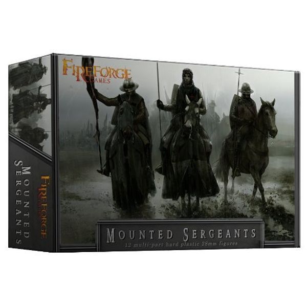 Mounted Sergeants - 28mm Hard Plastic figures by Fireforge Games