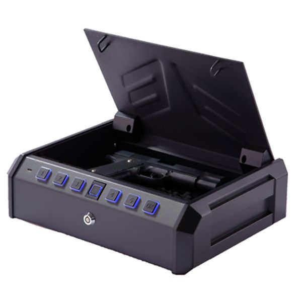 Gun Safe for Handgun Fingerprint Gun Lock Biometric Gun Safe With LED RFID Quick