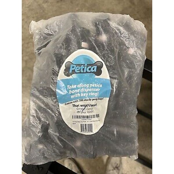 700 Petica Poop Bags, Dog/Pet Waste Bags, +Leash Bone Dispenser