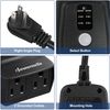 DEWENWILS Remote Control Timer Outlets Plug in Timer Switch for Lights
