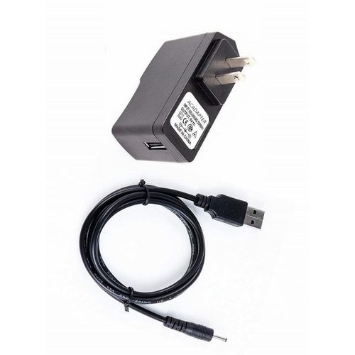 Kircuit 5V AC/DC Adapter and USB Charger Cable Compatible with Launch X431 CRP 909 909X 909C 909E CRP909 CRP909C CRP909E CRP909X All System Automotive Car Diagnstic Scanner Tablet Tool Power Supply
