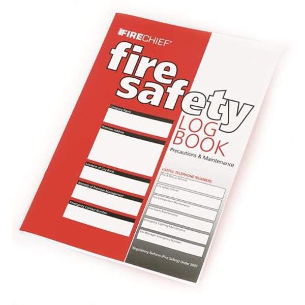 Firechief AEC1761 Fire Log Book, Red