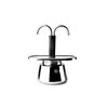 IBILI - Mini express coffee maker, 2 cups, 2 x 45 ml, Stainless steel, Suitable for induction