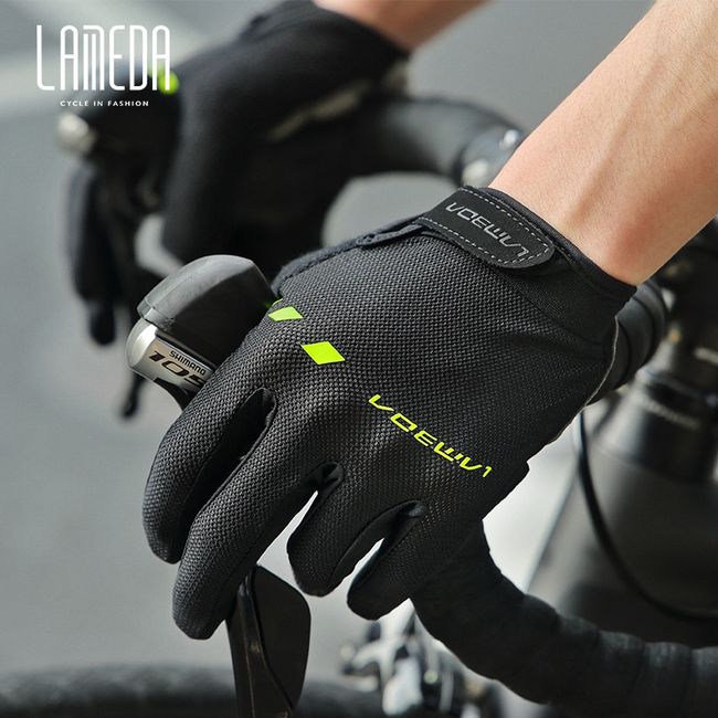 Shock Resistant Touchscreen Leather Biker Gloves