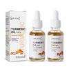 2 Pack Turmeric Dark Spot Corrector Serum Oil, Turmeric Repair Face Serum, Natural Turmeric Bright Skin Dark Spot Skin Care Moisturizing Repair Serum, Turmeric Oil for Face,Turmeric Serum for Dark Spots (30ml)