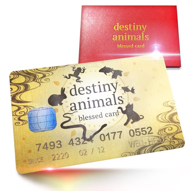 destiny animals blessed card feng shui card money luck lucky