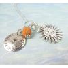 Essential Oil Diffuser for Car Rear View Mirror Charm Celestial Sun Car Charm