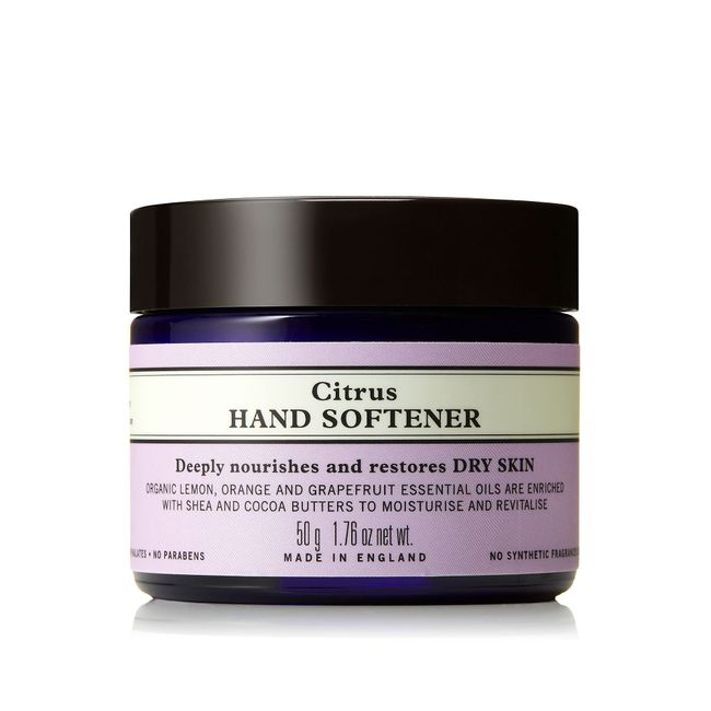 Neal's Yard Remedies Citrus Hand Softener | Fragrant Balm, Ideal for Dry or Cracked Skin | 50g