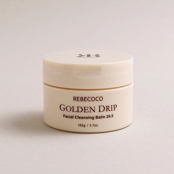 [Rebecoco] NEW Golden Drip Facial Cleansing Balm 26.5 Acne-suitable Skin Hypoallergenic Derma Test Highest Grade 5 Star Certification 105g, 2ea