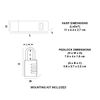 Master Lock 7640704EURD Pack Including Door Hasp and Combination Padlock