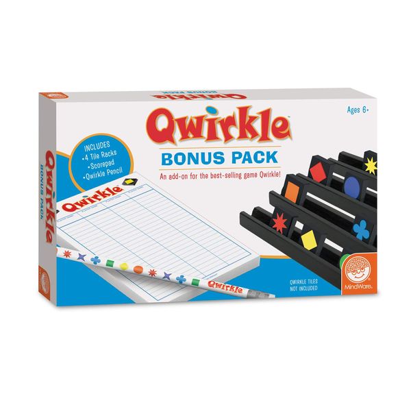 MindWare | Qwirkle Bonus Pack | Board Game | Ages 8+ | 2-4 Players