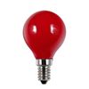 L147215002 1w LED Golf Ball Festoon Light, SES, E14, red