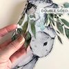 Dizzy Duck 4 Pcs Easter Bunny Window Cling Decals Decoration - Easter Rabbit Window Stickers Reusable - Large