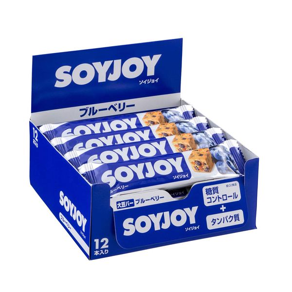 Otsuka Pharmaceutical SOYJOY Snack Bars, Blueberry, 1.1 oz (30 g) x 24 Bars