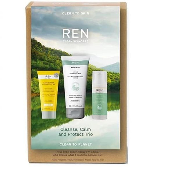 REN Clean Skincare Cleanse, Calm & Protect Kit