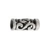 Battle-Merchant Beard Bead Small with Spirals Made of Real Silver Viking Diameter 2 mm, Silver, No Gemstone