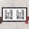 'Garden Gate' Pet Feeding Mat (PM00024567)