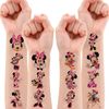 Mickey Mouse Temporary Tattoos for Kids 5 Sheets Tattoos Stickers Featuring Mickey Mouse for Kids