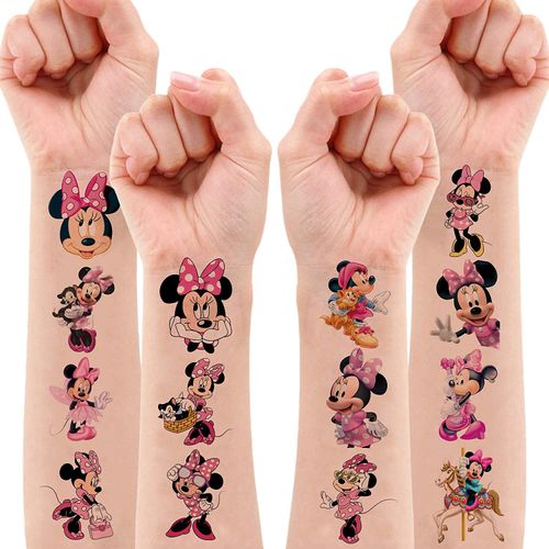 Mickey Mouse Temporary Tattoos for Kids 5 Sheets Tattoos Stickers Featuring Mickey Mouse for Kids