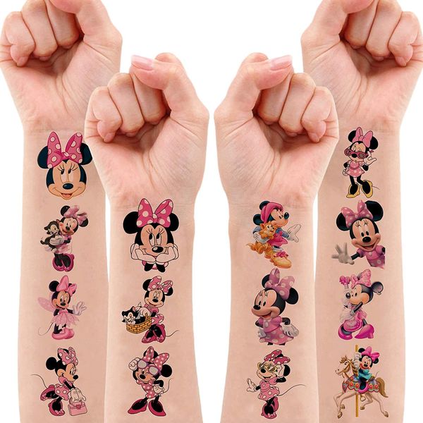 Mickey Mouse Temporary Tattoos for Kids 5 Sheets Tattoos Stickers Featuring Mickey Mouse for Kids