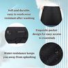 2 Pack Black Waist Apron with Pockets for Home, Kitchen, Restaurant Work