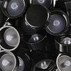 20mm Dia Black Phenolic Cap W/Polyethylene Cone Liner | Quantity: 40